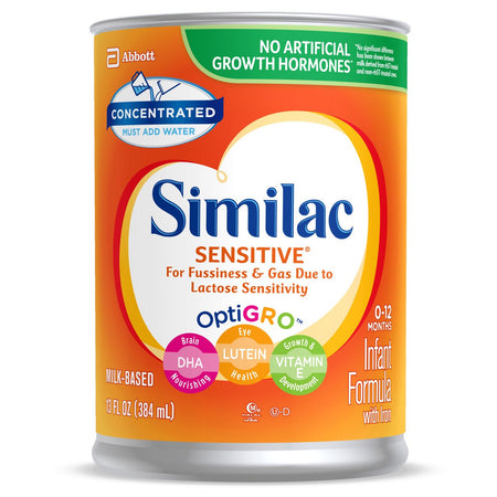 Abbott Nutrition 57535 Similac Sensitive Infant Formula, 13-ounce can
