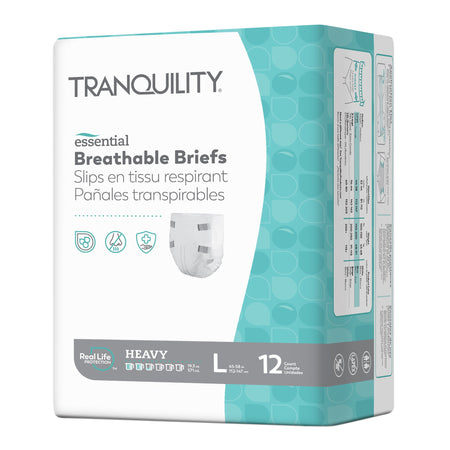 Tranquility 2746 Essential Heavy Incontinence Brief, Large