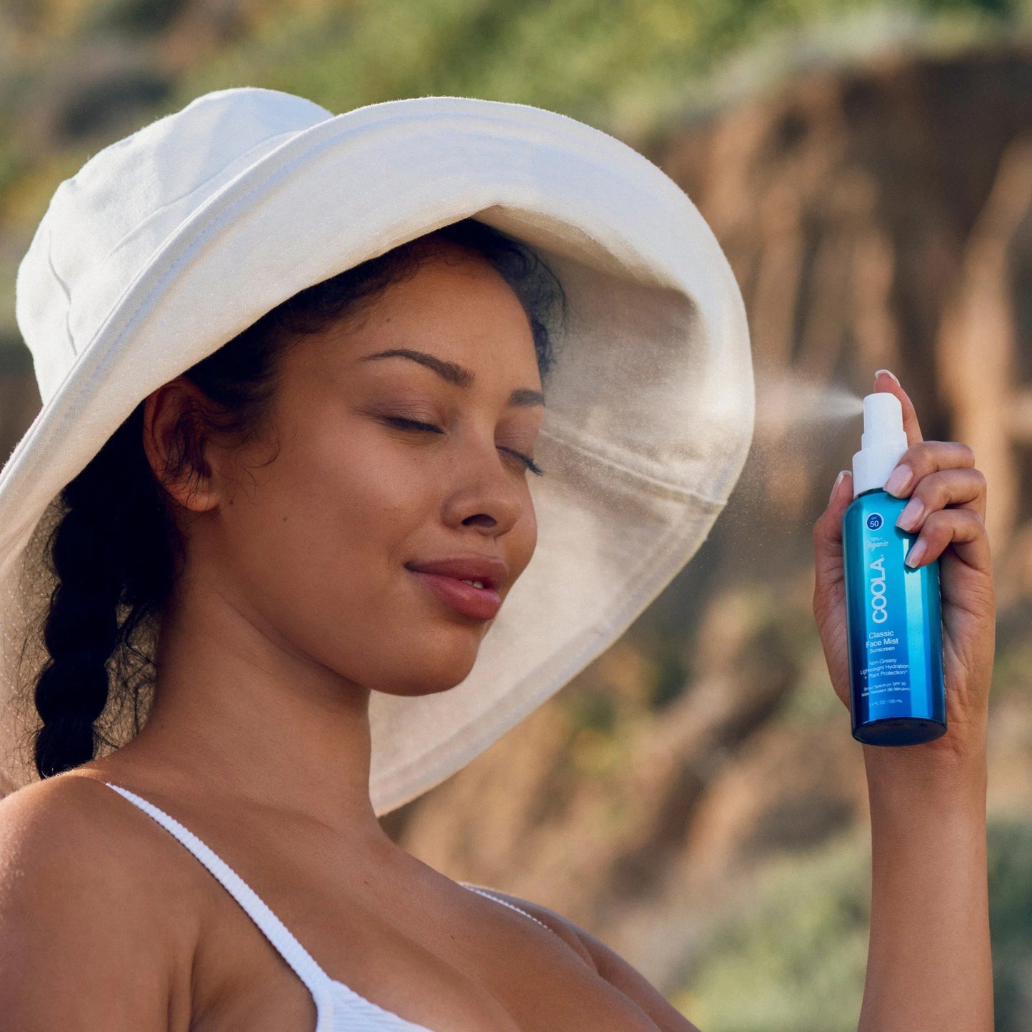 Sunscreen COOLA® Classic Face Mist SPF 50 Mist 3.4 oz. Aerosol Can