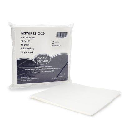 McKesson Cleanroom Wipes, 12 x 12 Inch