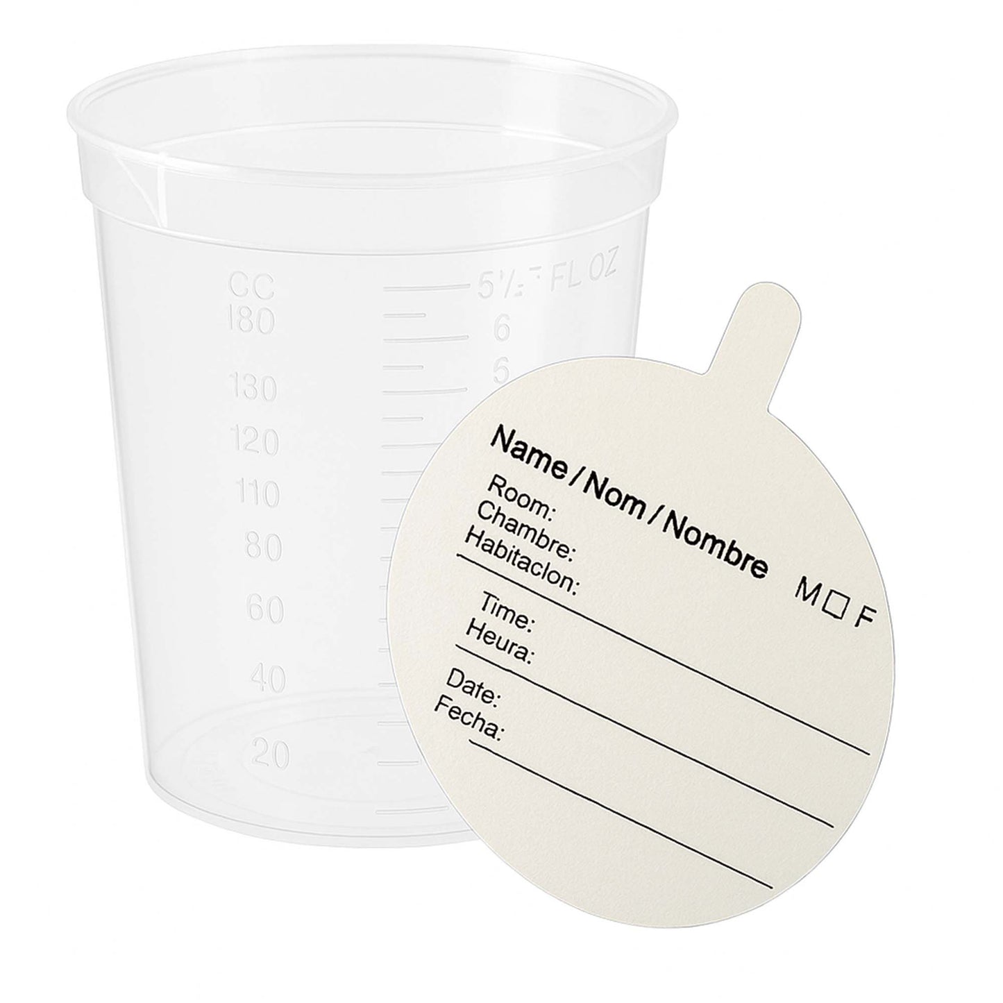 Globe Scientific Specimen Container with Pour Spout, 192 mL