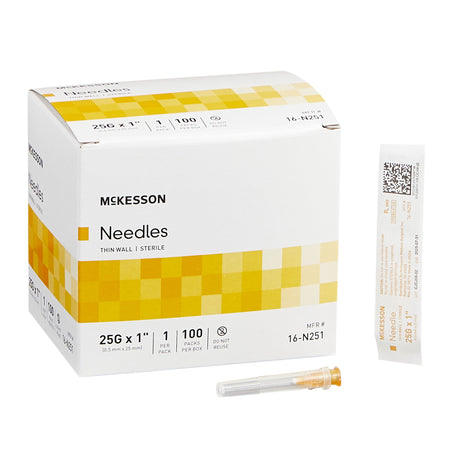 McKesson Hypodermic Needle, 25 Gauge, 1 Inch by McKesson Brand product image