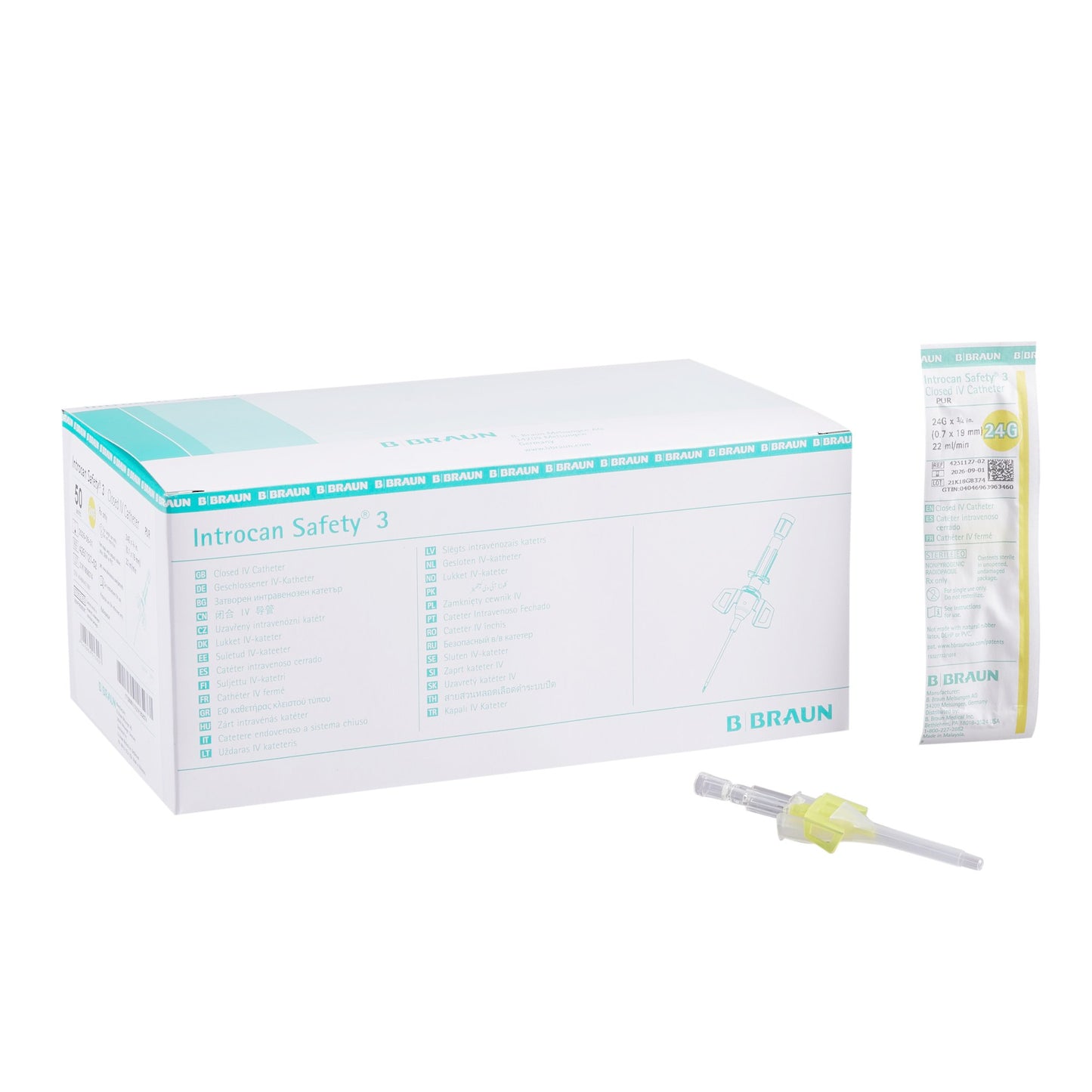 Introcan Safety® 3 Closed IV Catheter