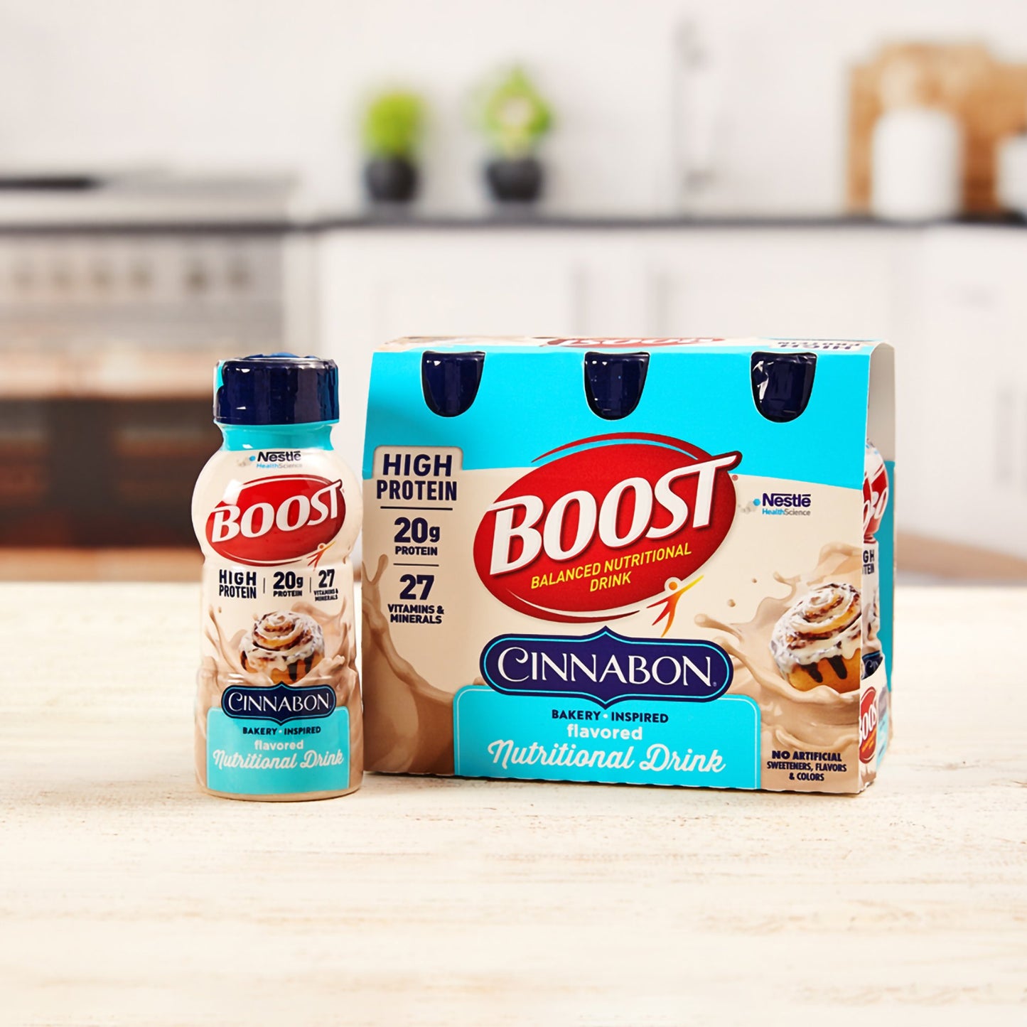 Boost® High Protein Cinnabon Complete Nutritional Drink, 8-ounce Bottle