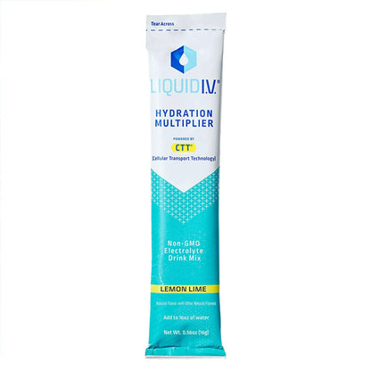 Liquid I.V.® Hydration Multiplier Electrolyte Drink Mix Stick Packs Lemon Lime
