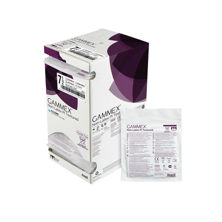 Ansell 20688275 Gammex Non-Latex PI Textured Polyisoprene Surgical Glove, Size 7.5