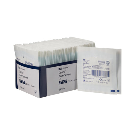 Cardinal 1806 Curity Sterile USP Type VII Gauze Sponge, 2 x 2 Inch, 8-Ply