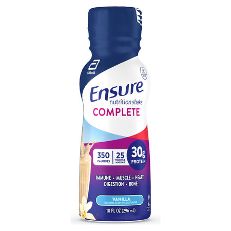 Abbott Nutrition 68053 Ensure Complete Nutrition Shake, Vanilla, 10-ounce bottle