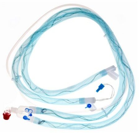 Sun Med AH180 Anesthesia Breathing Circuit Corrugated Tube 60 Inch Tube Dual Limb Adult Single Patient Use
