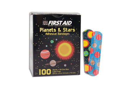Dukal 15661 American White Cross First Aid Kid Design, Planets and Stars