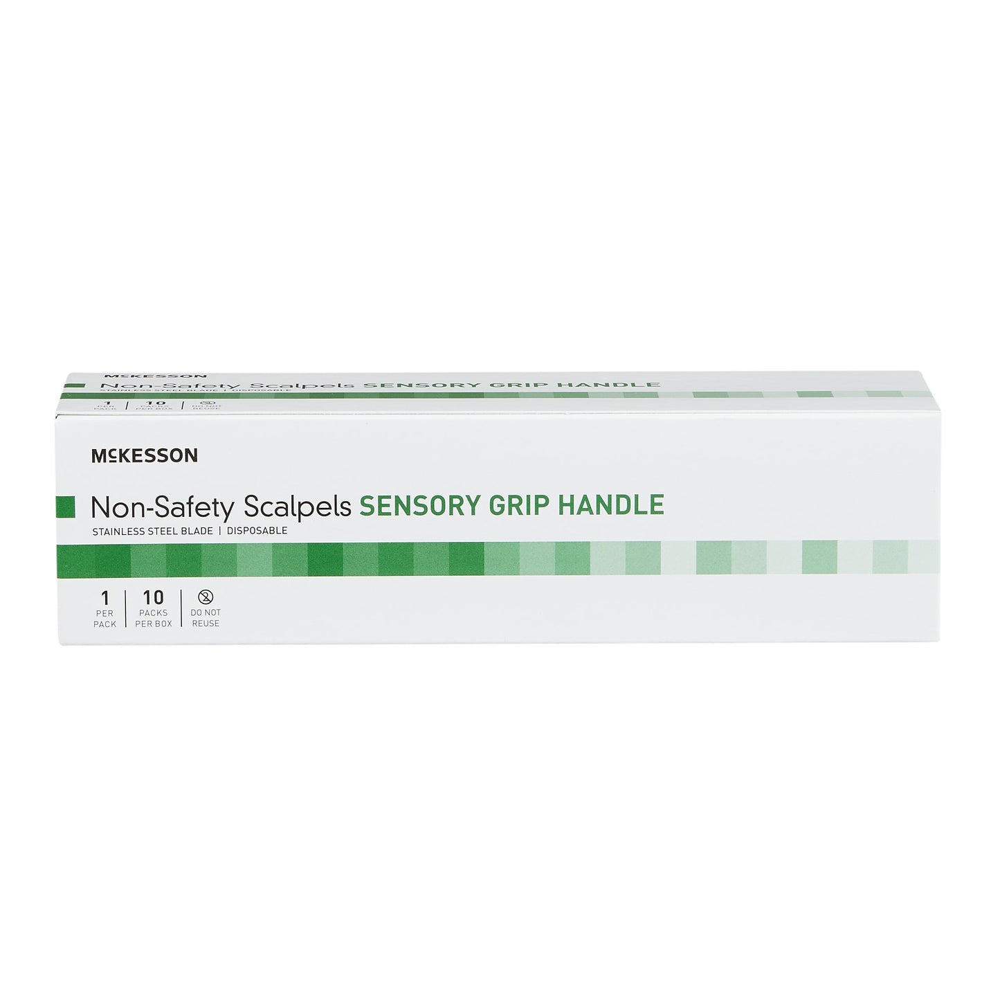 McKesson Non-Safety Scalpels, Sensory Grip Handle, #15