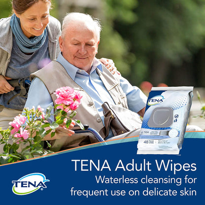 Tena® Classic Disposable Washcloth, Alcohol-Free, Scented, Regular Use