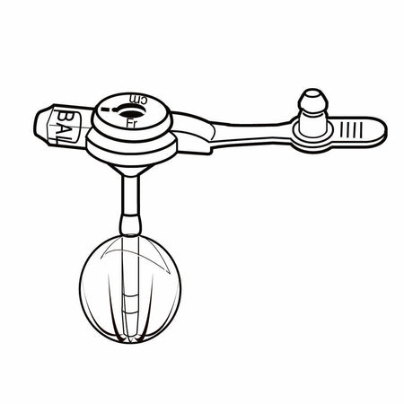 Avanos Medical Sales LLC 0120-14-5.0 Mic-Key Low Profile Gastrostomy Tube Kit, 14 Fr., 5.0 cm Tube