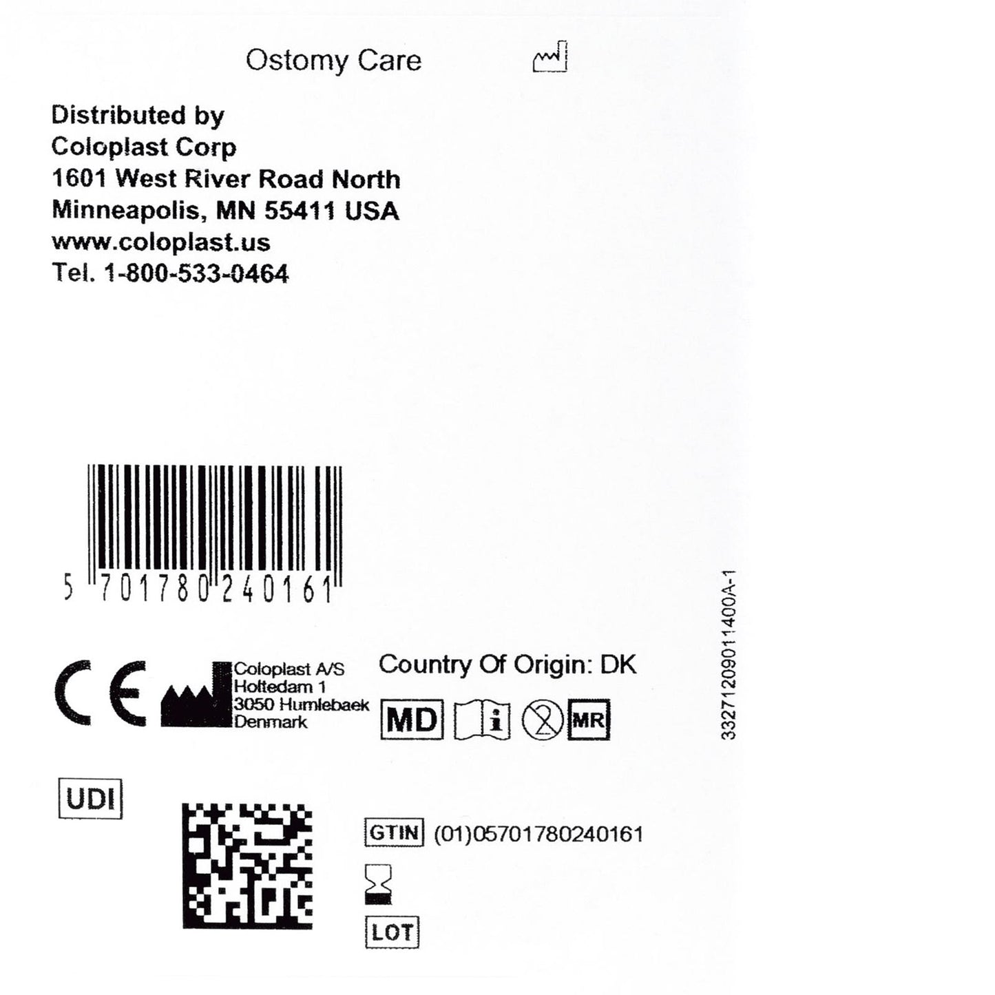 Ostomy Seal Brava® Convex, Starter Hole 3/4 Inch (20mm)