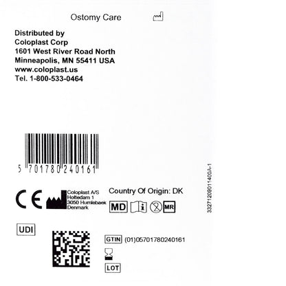 Ostomy Seal Brava® Convex, Starter Hole 3/4 Inch (20mm)