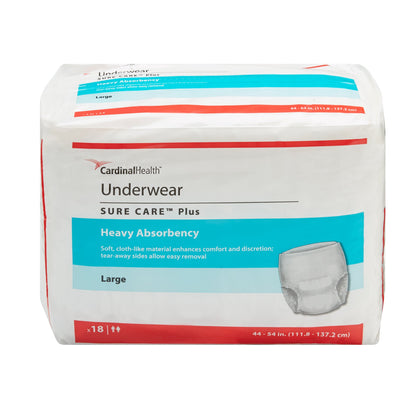 Cardinal 1615A Sure Care™ Plus Heavy Absorbent Underwear, Large