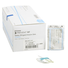 McKesson Prevent® Safety Winged Infusion Set, 23 Gauge