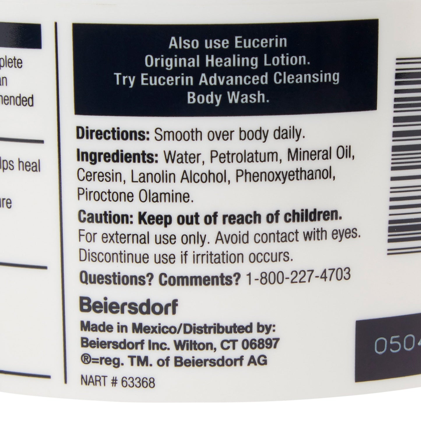 Eucerin® Original Healing Moisturizer, 16-ounce jar
