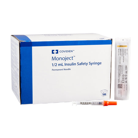 Cardinal 8881511136 Monoject Insulin Syringe 29G 1/2 In 0.5 mL