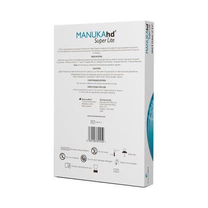 MANUKAhd® Super Lite Honey Impregnated Wound Dressing, 4 x 5 Inch