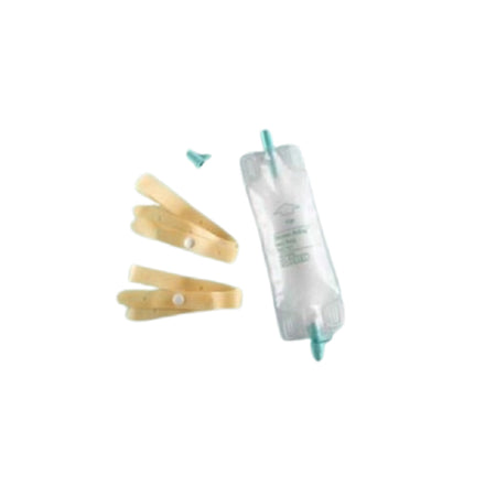 Bard 150102 Dispoz-a-Bag Urinary Leg Bag, Rubber Cap Valve, 19 oz.