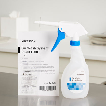 McKesson Ear Wash System with Rigid Tube and Three Eartips