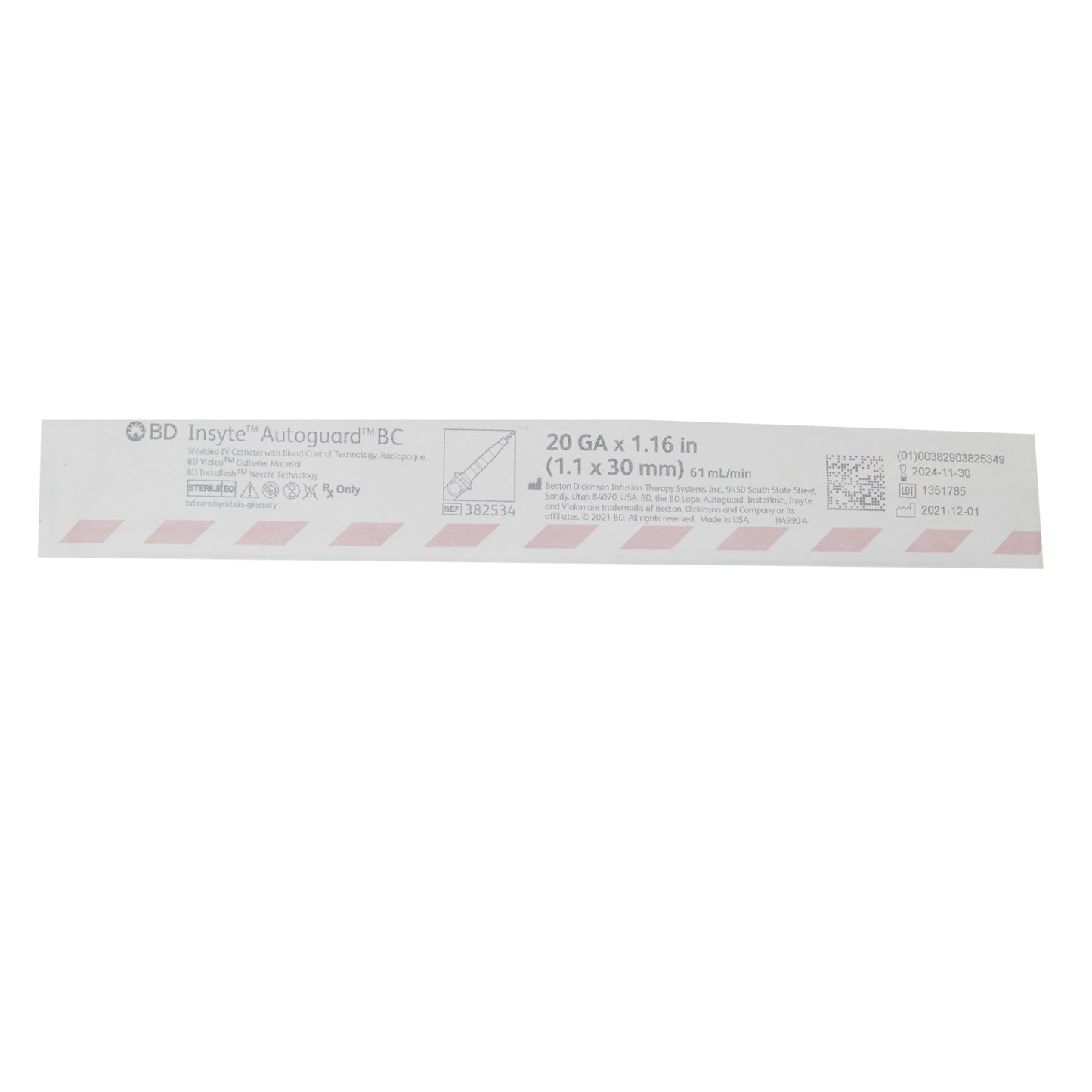 Insyte™ Autoguard™ BC Peripheral IV Catheter