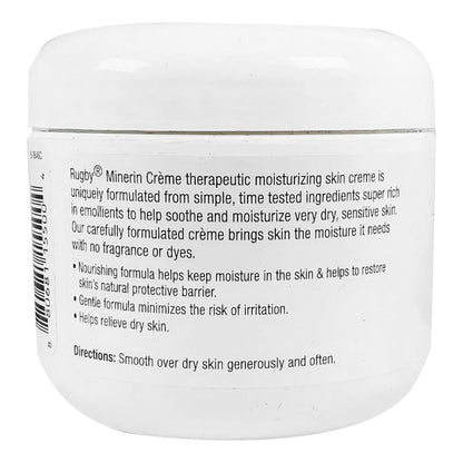 Hand and Body Moisturizer Minerin® 4 oz. Bottle Unscented Cream