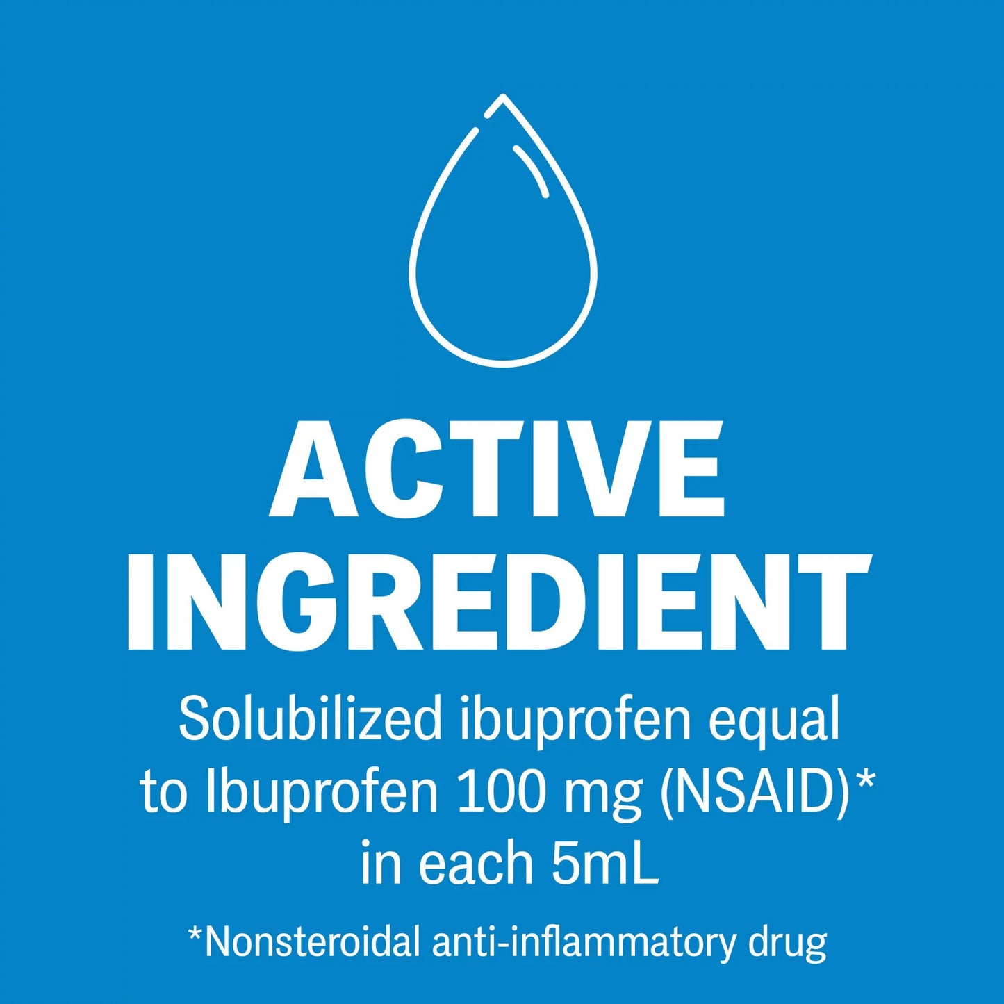 Children's Advil® Ibuprofen Children's Pain Relief, Blue Raspberry flavor