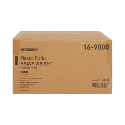 McKesson Polypropylene Fork, White