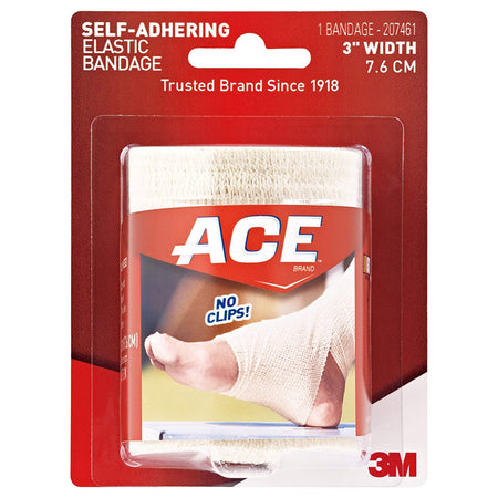 3M 976079 Ace Self-adherent Closure Elastic Bandage, 3-Inch Width
