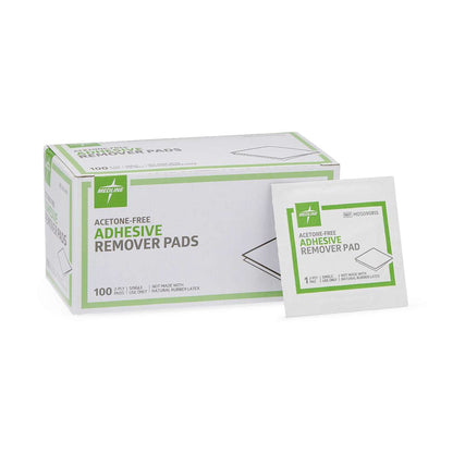 Medline® Adhesive Remover, 1¼ x 1½ Inch Wipe