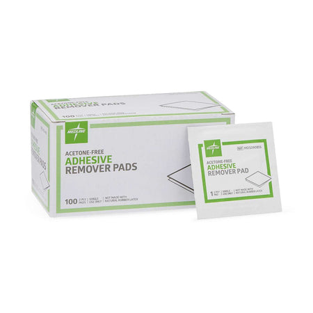 Medline MDS090855 Adhesive Remover, 1¼ x 1½ Inch Wipe