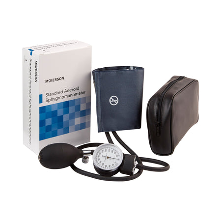McKesson 01-775-10SANGM Aneroid Sphygmomanometer with Cuff, 2-Tube, Pocket-Size, Handheld