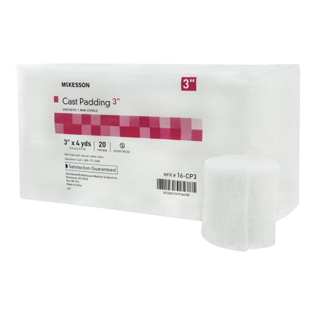McKesson 16-CP3 White Polyester Cast Padding, 3 Inch x 4 Yard