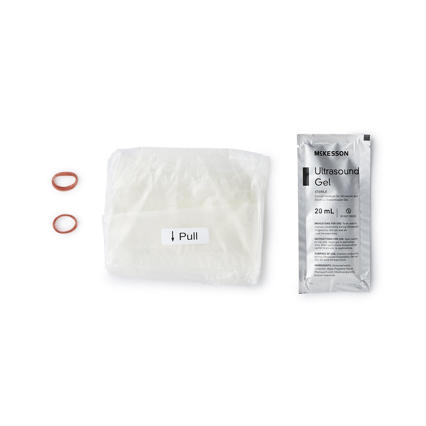 McKesson Telescopically Folded Transducer Cover, 5.5 x 36 Inch