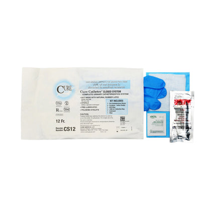 Cure Catheter™ Intermittent Catheter Kit, 12 Fr.