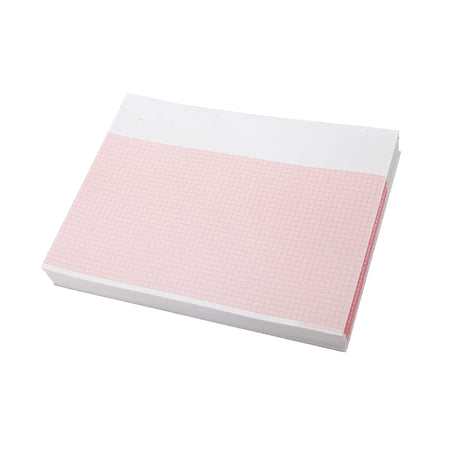 Graphic Controls Industrial 7G30768678 Recording Chart Paper Hewlett Packard Z-Fold Red Grid