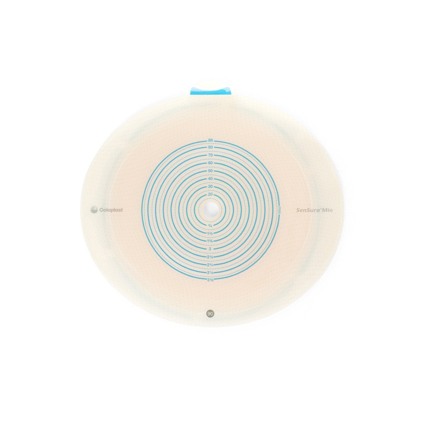 Ostomy Barrier SenSura® Mio Flex Trim to Fit, Standard Wear Elastic Adhesive 3/8 to 3-1/2 Inch