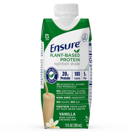 Abbott Nutrition 67450 Ensure Plant Based Protein Nutrition Shake, Vanilla, 11-ounce carton