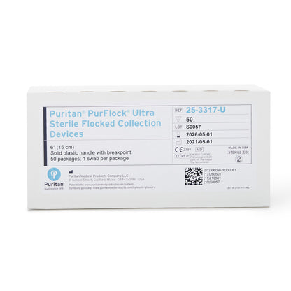 PurFlock Ultra® Nasopharyngeal Collection Swab, 6-Inch Length