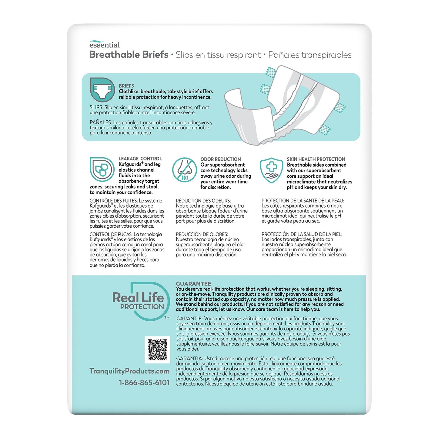 Tranquility® Essential Heavy Incontinence Brief, Medium