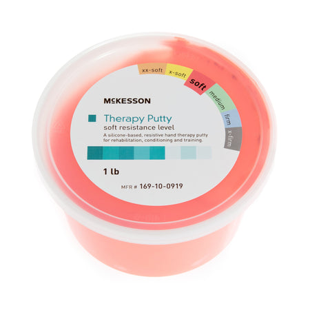 McKesson Therapy Putty, Red, Soft, 1 lb