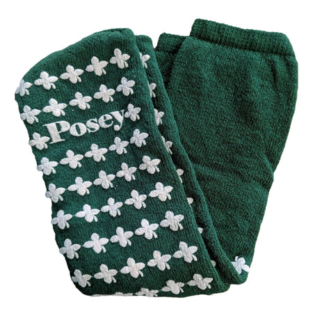 Tidi Products 6239G Posey Fall Management Slipper Socks Standard Green