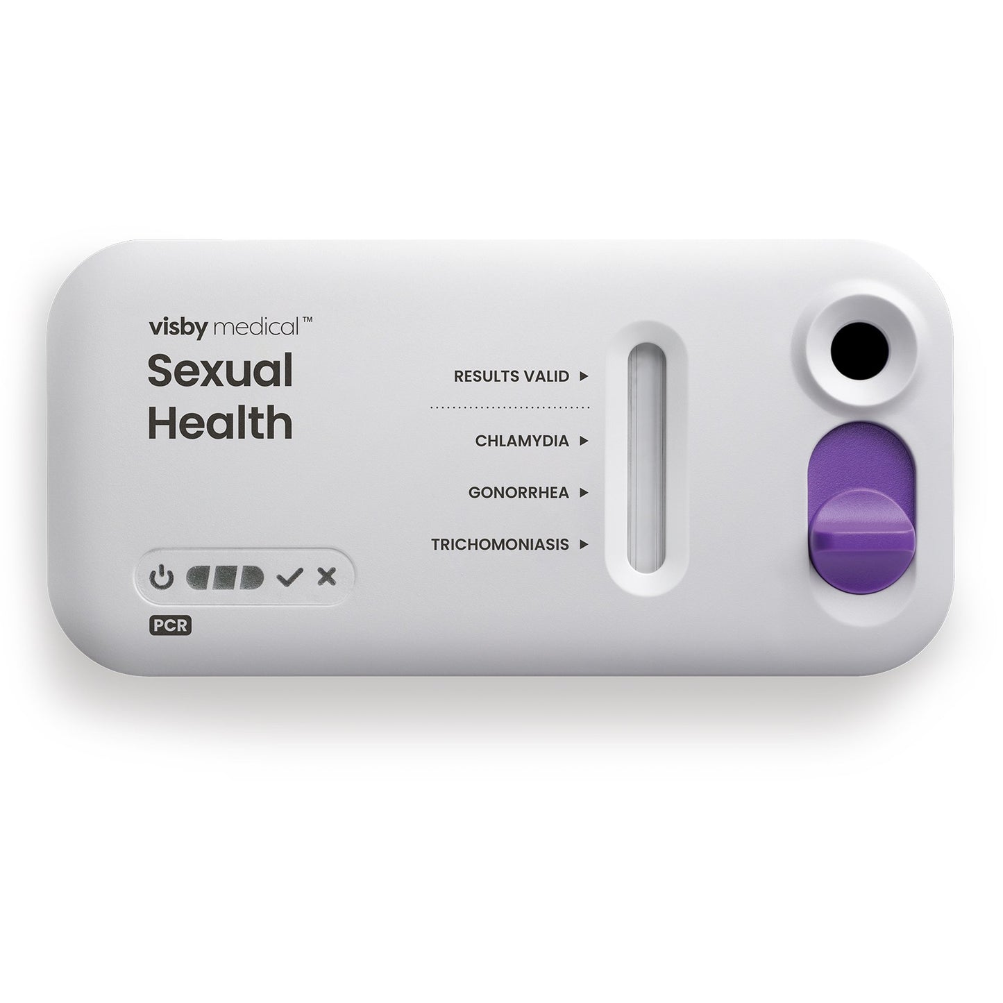 Sexual Health Test Kit Visby Medical™ Chlamydia Trachomatis / Neisseria Gonorrhoeae / Trichomonas Vaginalis 20 Tests CLIA Waived
