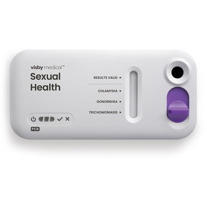 Sexual Health Test Kit Visby Medical™ Chlamydia Trachomatis / Neisseria Gonorrhoeae / Trichomonas Vaginalis 20 Tests CLIA Waived