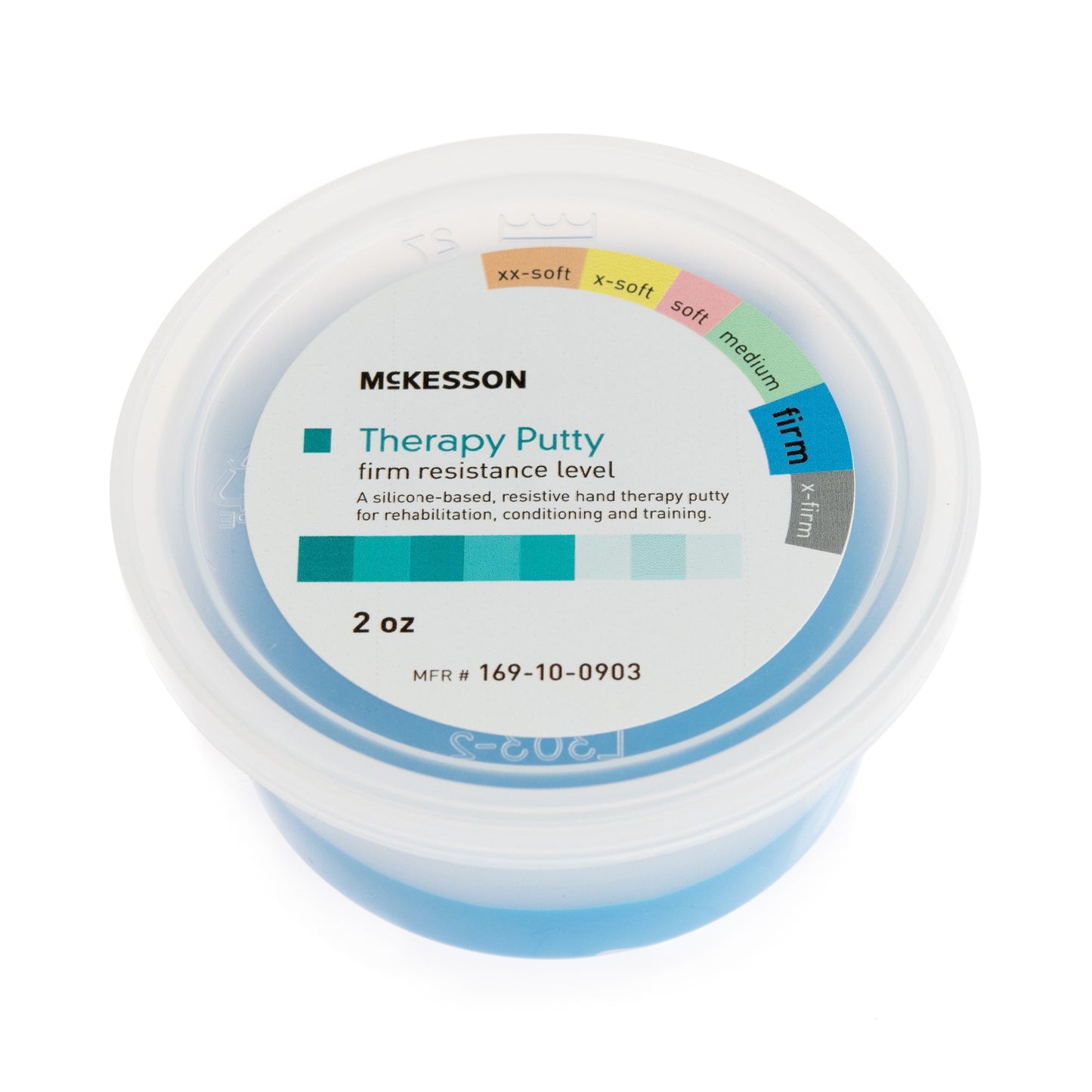 McKesson Therapy Putty, Blue, Firm, 2-ounce canister