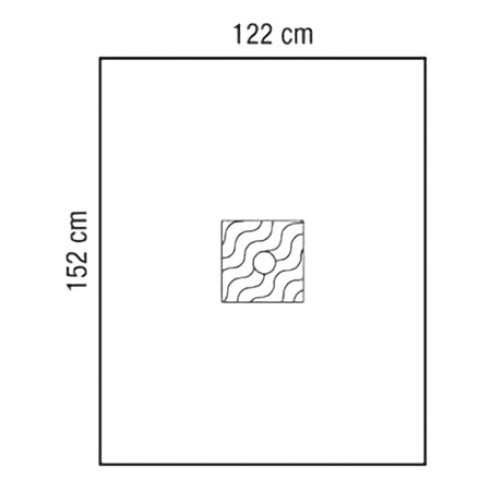 Halyard Sterile Minor Procedure Drape, 48 x 60 Inch