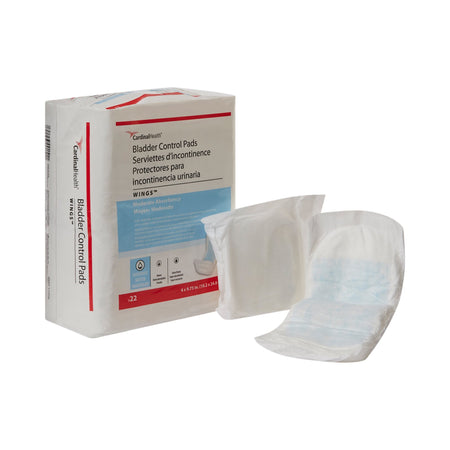 Cardinal 1100B Sure Care Bladder Control Pads, Moderate Absorbency, 4 x 9.75 Inch
