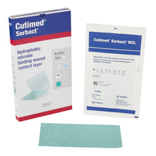 Cutimed® Sorbact® WCL Antimicrobial Wound Contact Layer Dressing, 4 x 8 inch